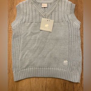 NWT Baby Cottons Baby Blue Sweater Vest 12M